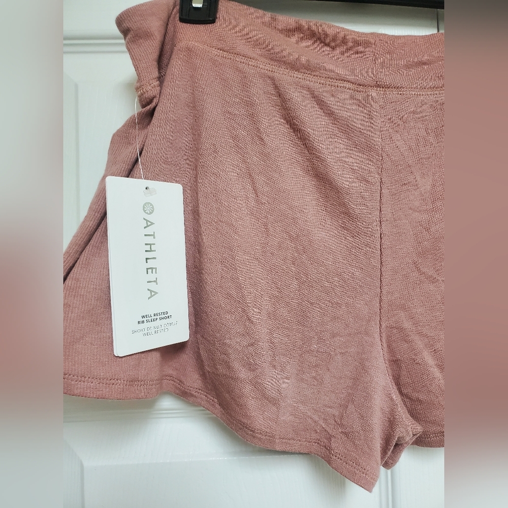 Athleta Well Rested Rib Sleep Shorts - Picture 8 of 8